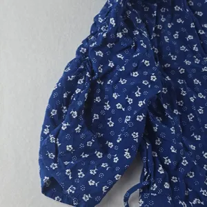 Faithfull The Brand La Rochelle‎ Wrap Mini Dress Blue Floral Women's 2 thumbnail 12
