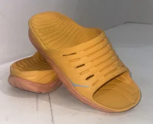 HOKA One One Unisex Orange Yellow Molded Ora Recovery Slide Sandals Size W10 M8 thumbnail 1