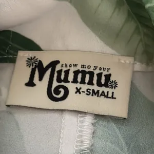Show Me Your‎ Mumu Tropical Leaf Print Ruffle Hem High Rise Shorts Size XS thumbnail 8