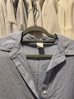 Nordstrom Striped Button Up Blue thumbnail 3