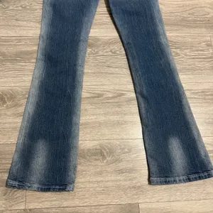 Royal Blue Womens Jeans 26x31 Low Rise Bootcut‎ Medium Wash Y2K Contrast Stitch thumbnail 10