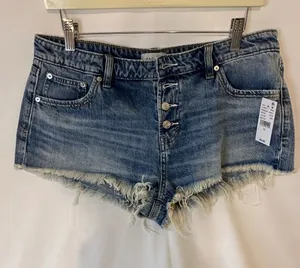 Pacsun Jamie Low Rise Micro Shorts size 30 Button Fly Nwt thumbnail 1