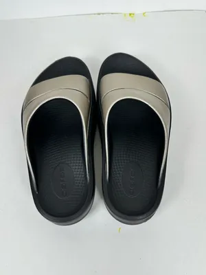 OOFOS OOmega OOahh Luxe Womens Size 8.0 Latte Platform Recovery Slide Sandals thumbnail 3
