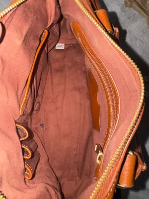 Rachel Roy Brown Leather Satchel Handbag thumbnail 5