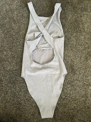 Zara Women's Bodysuit in Classic Grey Size Large 0338 thumbnail 3