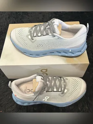 ON CLOUDSURFER Trail glacier dust athletic training running shoes sneakers sz 8 thumbnail 7