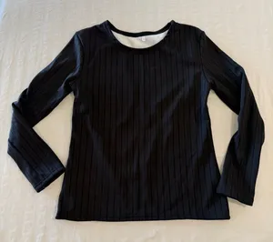Women's Long Sleeve Fleece Lined Top Size Medium #260535 thumbnail 1