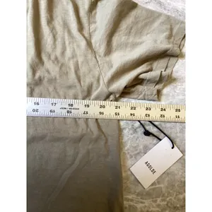 AGOLDE Risha Tee V-Neck Short Sleeve T-Shirt Tan Khaki AE3257-1628-DUP Women S thumbnail 2