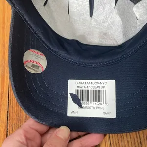 '47‎ Brand Women's Navy Minnesota Twins Team Miata Clean Up Adjustable Hat NWT thumbnail 3