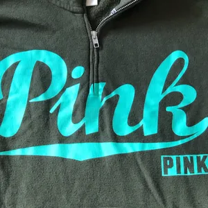 PINK - Victoria's Secret 1/4 Zip Sweatshirt Size Medium thumbnail 2