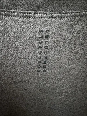 Lululemon x SoulCycle To The Beat Tee - Luminosity Foil Silver Gray Size 6 thumbnail 6