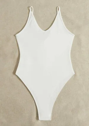 Fringe Body Suit White Size XS thumbnail 2