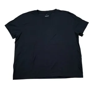 Everlane Organic Cotton Box-Cut Tee Black Short Sleeve Crop Top Size Medium thumbnail 1
