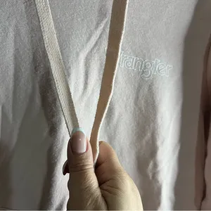 Wrangler Retro Soft Pink Spell-out‎ Kangaroo Pocket Pullover Hoodie thumbnail 8