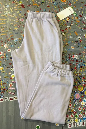 Lululemon women’s lavender scuba MR oversized jogger tall thumbnail 1