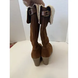 Beautiful Brown Bjorndal Women's Suede Boots Faux Shearling Lined Size 8.5 M‎ thumbnail 6