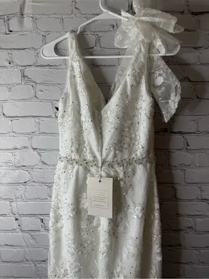 NWT Mac Duggal white lace thumbnail 6