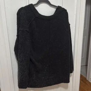 Warm Fuzzy Sweater Black Size M thumbnail 2