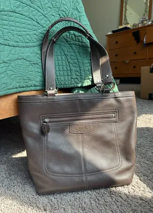 Vintage Coach Pebbled Penelope Tote Bag thumbnail 1