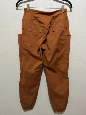 prAna Kanab Mid Rise Jogger Pants Small Clay Organic Cotton Canvas Outdoor thumbnail 4