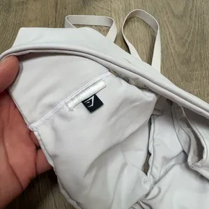 Gymshark Twist Front white Bralette thumbnail 3