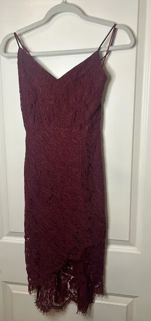 Blue Blush Dress Lace thumbnail 1