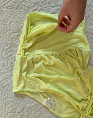 Anthropologie Neon One Shoulder Crop Top thumbnail 5