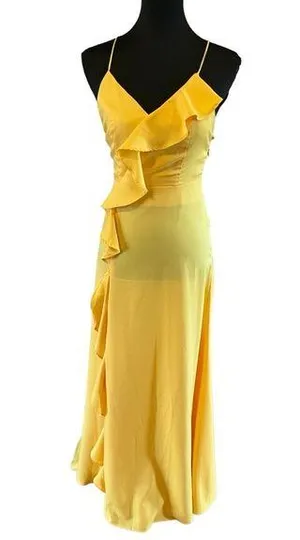 Luxxel Beautiful Yellow Dress thumbnail 1