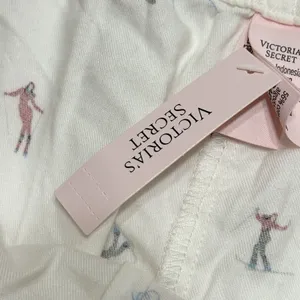 VICTORIA'S SECRET Short PJ SET Light Flannel Winter Wonderland Size Large NWT thumbnail 12