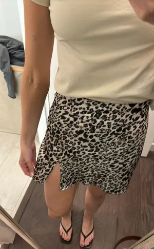 Princess Polly, leopard satin mini skirt thumbnail 3