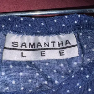 Samantha Lee Blue & White Polka Dot Maxi Skirt thumbnail 6