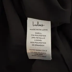 Lulu’s NWT Gorgeously Chic Black Floral Jacquard Cutout Maxi Dress Size Medium thumbnail 11