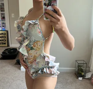 Zimmermann frill swimsuit. S-M thumbnail 6