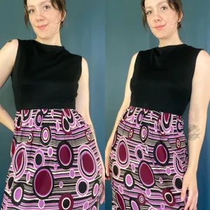 Vintage 70s Psychedelic Maxi Dress thumbnail 4