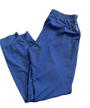Barco Uniforms Navy Blue nurses scrubs Joggers size large tall thumbnail 1