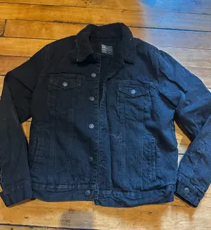 Sherpa Lined Denim Jacket thumbnail 1