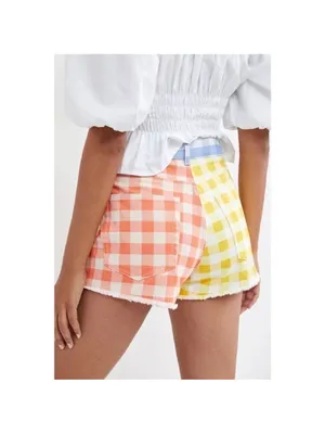 Farm Rio‎ Anthropologie Gingham Shorts Patchwork Picnic XS NWT thumbnail 9