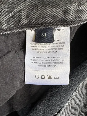 Citizens of Humanity Premium Vintage Daphne Crop Jeans Black Size 31 thumbnail 7