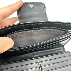 COACH Black Signature Canvas Ashley Wallet thumbnail 8