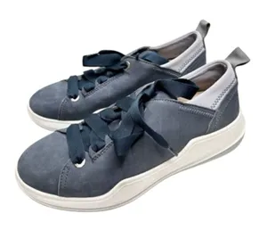 Romika Blue Suede Leather Lace‎ Up Comfort Sneakers Women's Size 6US thumbnail 1