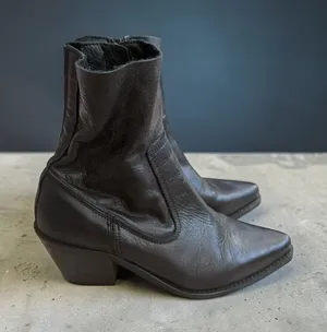 CHIO Womens Black Leather Ankle Boots Size 36 / 6 thumbnail 1