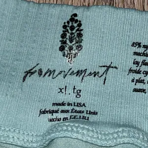 Free People Movement Good Karma Light Blue Short Shorts Size Extra Large thumbnail 5