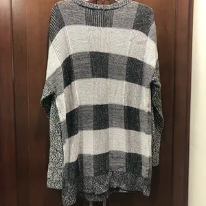 BDG Urban Outfitters Buffalo Plaid Sweater Tunic L thumbnail 6