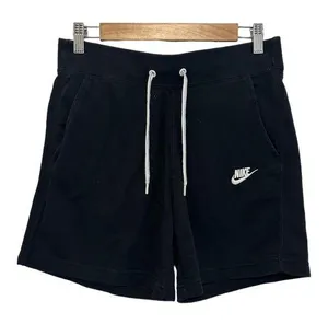 Nike Black and White Drawstring Active Shorts Size Medium thumbnail 1