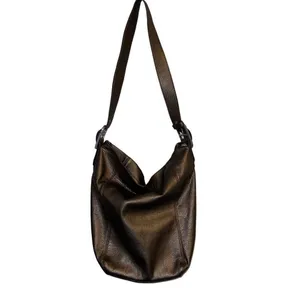 ROCKPORT Women’s Faux Leather Brown Metallic Shoulder Bag PocketBook‎ Adjustable thumbnail 3