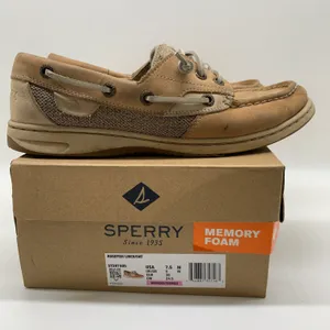 Sperry Rosefish Linen Boat Shoe Size 7.5 thumbnail 9