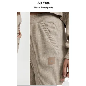 Alo Yoga Muse Sweatpant Size Small Gravel Heather thumbnail 10