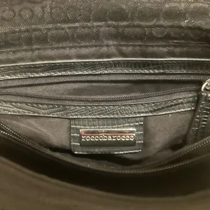 Bag Chic Black Satchel with Silver Buckle Accents by ROCCOBAROCCO/lovely clean thumbnail 11