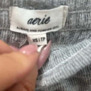 Aerie Gray Active Shorts size XS thumbnail 3