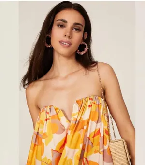 Acler Haslam Midi Dress Yellow Size 2 thumbnail 2